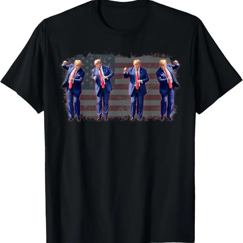 Trump Dance,Save America,Trump 2024,Trump 45 47,Funny Trump T-Shirt Hoodie, Sweatshirt | RetroVerseTees.com