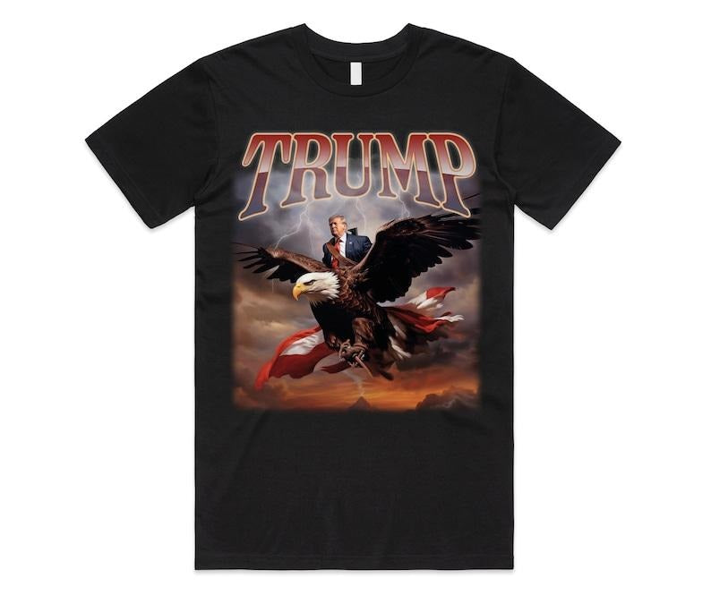 Trump Eagle T-Shirt Tee Top USA President Icon 2024 Election Vote Republican  sweater Hoodie, Sweatshirt | RetroVerseTees.com
