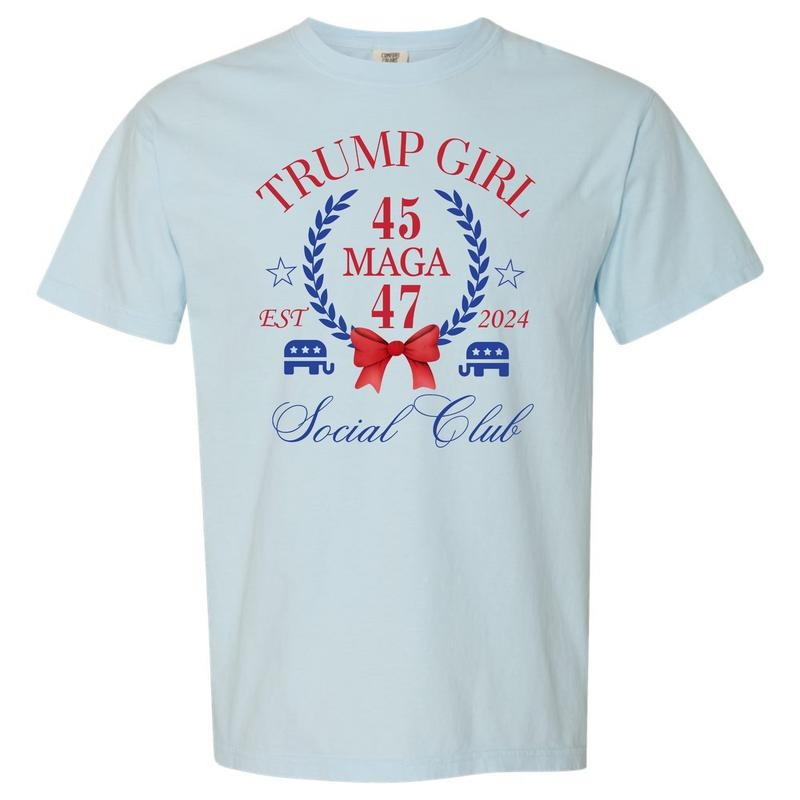 Trump Girl Social Club Comfort Colors T-Shirt 'NLB' Hoodie, Sweatshirt | RetroVerseTees.com