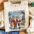 Trump I'll Be Home for Christmas Sweatshirt, Trump Supporter Christmas Shirt, Republican Gift, Make Christmas Great Again...