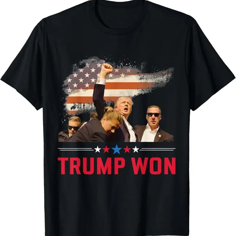 Trump JD Vance Won 2024 Inauguration Day 2025 47th President T-Shirt