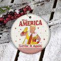 Trump Mac Daddy Ornament, Trump fries making, Trump Ornament, Funny Trump Ornament, Trump Political Ornament, Trump 2024...