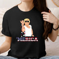 Trump Merica T-shirt: Celebrate 4th FOG July with Funny Trump Bae & Salt Bae Style Tee! Hoodie, Sweatshirt