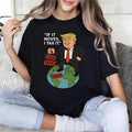 Trump Political Cartoon T-Shirt, Tax TNF World Tee, Anti-Authoritarian Shirt, 100% cotton, graphic tees Hoodie, Sweatshirt
