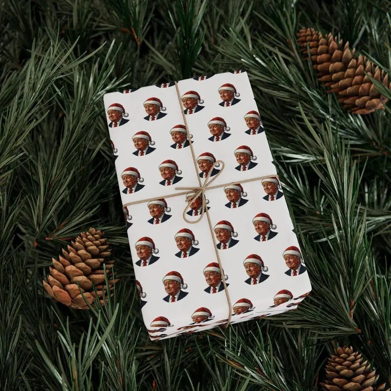 Trump Santa Claus - Wrapping Papers T-Shirts, Hoodie, Sweatshirt | RetroVerseTees.com