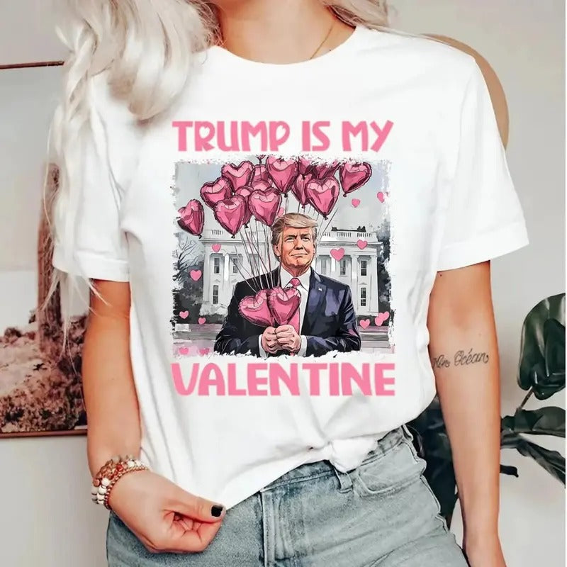 Trump Valentine Graphic Top T-Shirts, Hoodie, Sweatshirt | RetroVerseTees.com