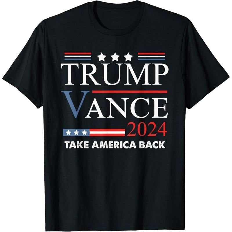 Trump Vance 2024 US Flag Vintage - Election President 2024 T-Shirt made in usa Hoodie, Sweatshirt | RetroVerseTees.com