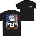 Trump We Won Double Sided Flag USA Shirt for Men and Women - Classic, Cotton Hoodie, Sweatshirt | RetroVerseTees.com