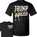 Trump Won 2024 Election Inauguration T-Shirt, Trump Won Again Shirt, Trump 47th President Tee, Trum Vance Take America...