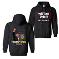 Trump Won 2024 President 47th FOG White House Hoodie, Trump Won Get Over Mouthless cat 2024 Shirt, Wins Inauguration 47,...