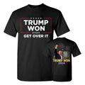 Trump Won 2024 President 47th FOG White House T-shirt, Trump Won Get Over Mouthless cat 2024 Shirt, Wins Inauguration 47,...