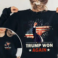 Trump Won Again Shirt, Trump T-Shirt, Election Shirt, Trump 2024 Shirt, Republican Shirt, Trump 47th President, Make...