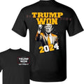 Trump Won Again TShirt, Trump 47th President, MAGA Shirt, Trump Won 2024 Election Inauguration, Trum Vance Take America...