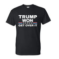 Trump Won Get Over Mouthless cat T-Shirt Dry Blend Funny Unisex President Elect Cotton Menswear Hoodie, Sweatshirt
