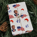 Trump Wrapping Paper, Donald Trump Christmas Paper T-Shirts, Hoodie, Sweatshirt | RetroVerseTees.com