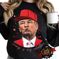 Trump is my valentine Sweatshirt,Funny Valentines Sweatshirt T-Shirts, Hoodie | RetroVerseTees.com