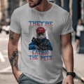 Trump vs Kamala Debate Shirt, They're Eating The Pets, Humorous Political Tee, Pet Lovers Graphic Tee Unique Animal...