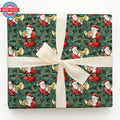 Trumpet Tiding Santa Christmas Wrapping Paper Seasonal Gift Wrap T-Shirts, Hoodie, Sweatshirt | RetroVerseTees.com