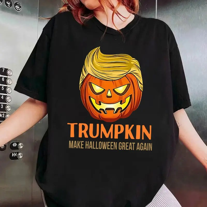 Trumpppkin Shirt Hoodie, Sweatshirt | RetroVerseTees.com