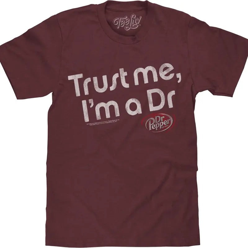 Trust Me, I'm A Dr Big and Tall T-Shirt - Red Hoodie, Sweatshirt | RetroVerseTees.com