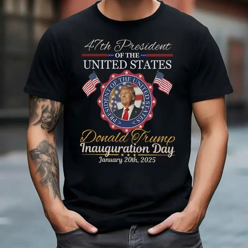 Truump Inauguration Day Shirt, Trummp Supporters Shirt, Xmas Graphic Tee Hoodie, Sweatshirt | RetroVerseTees.com