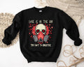 Try Not To Breath Valentine Sweatshirt, Anti Valentine Skull Hoodie, Funny Valentine's Day Sweater, Love Sweatshirt,...