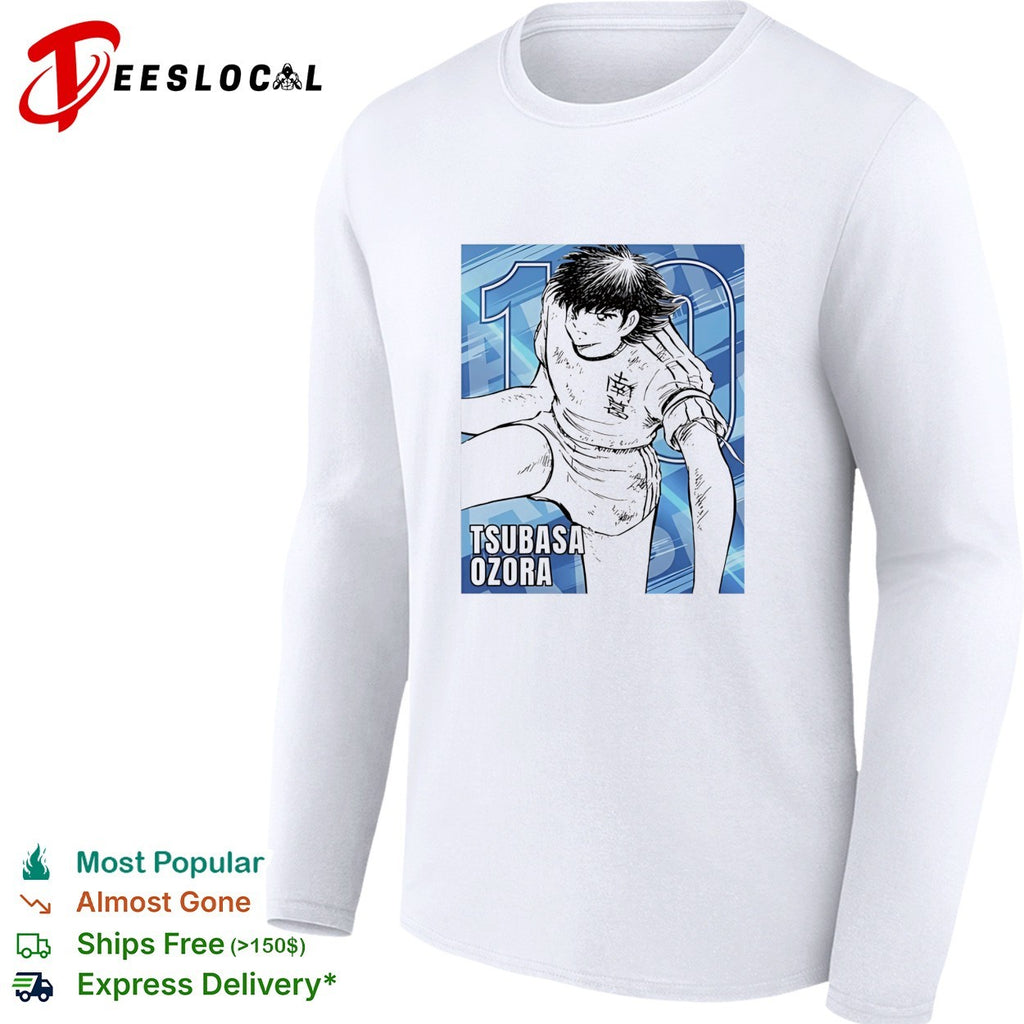 Tsubasa Ozora Nankatsu Sc Fc Captain Tsubasa Anime Manga Series Number 10 shirt