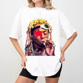 Tunechi Graphic Rap Star Red Tee Shirt Weezy Gift Fans Cotton Streetwear Oversized T-Shirt Hoodie, Sweatshirt