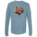 Turkey Dazzling Disco Long Sleeve Comfort Colors T-Shirt 'NLB' Hoodie, Sweatshirt | RetroVerseTees.com