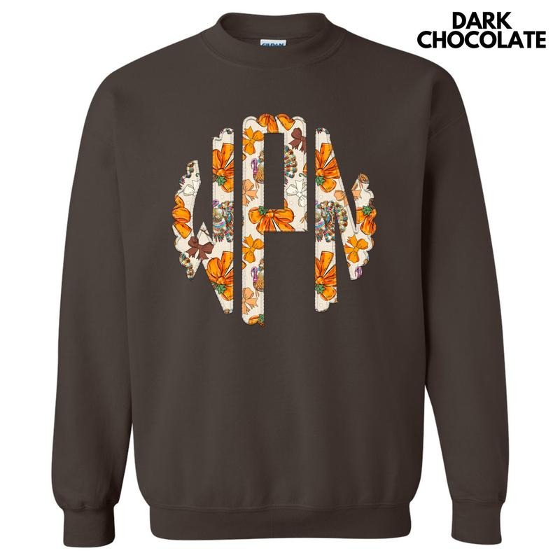 Turkey Disco Monogram Sweatshirt 'NLB' T-Shirts, Hoodie | RetroVerseTees.com