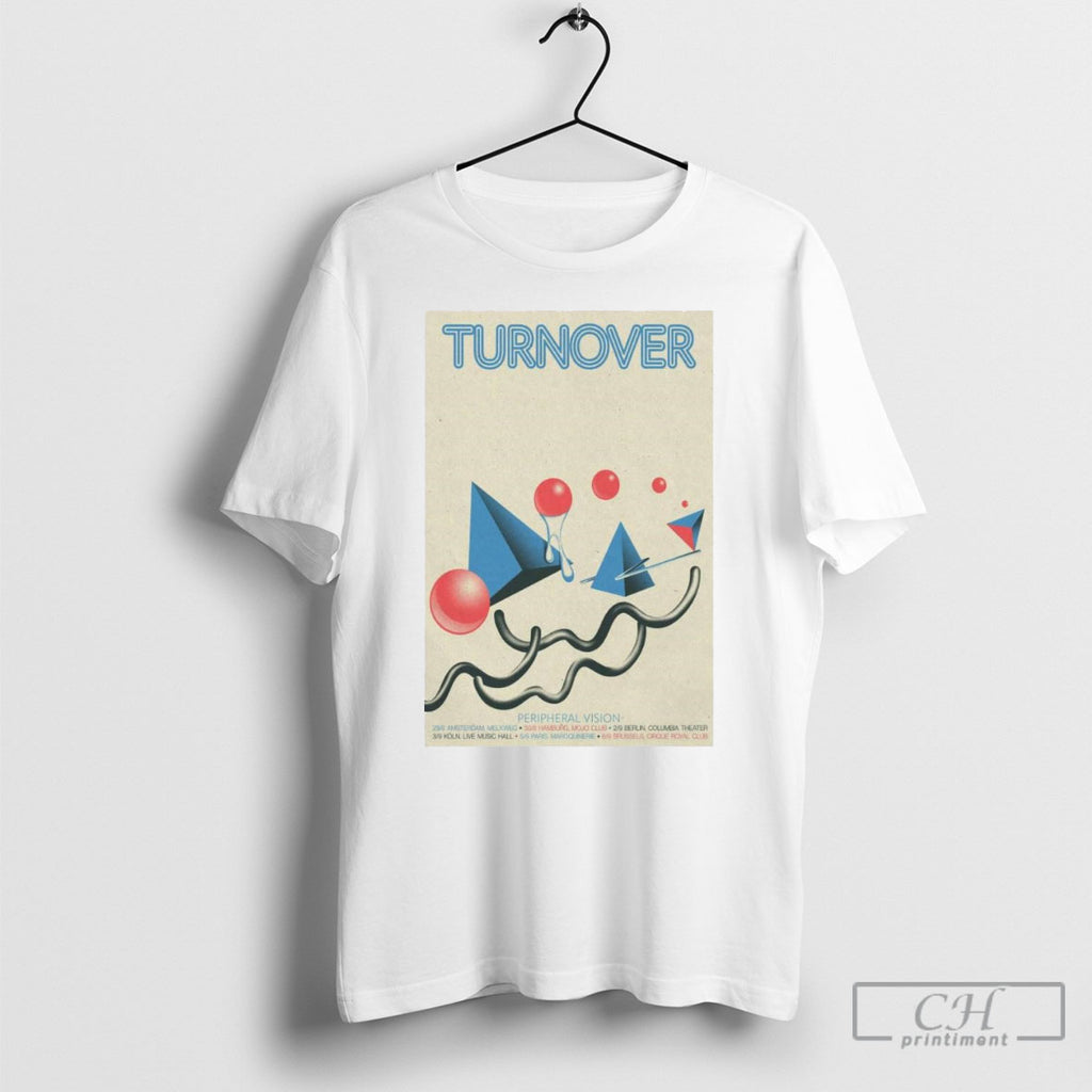 Turnover Peripheral Vision Tour 2025 Tee Shirts