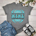 Turquoise Mama Gemstone Graphic Tee Hoodie, Sweatshirt | RetroVerseTees.com
