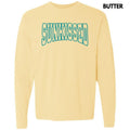 Turquoise Sunkissed Puff Long Sleeve Comfort Colors T-Shirt Hoodie, Sweatshirt | RetroVerseTees.com