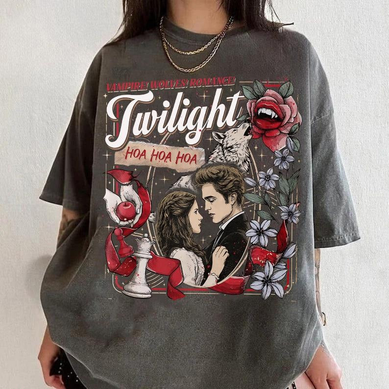 Twilight Inspired HOA HOA HOA Shirt Comfort Colors, Hoa Hoa Hoa Season T shirt, Forks Washington Tee, Book Lover Gift...