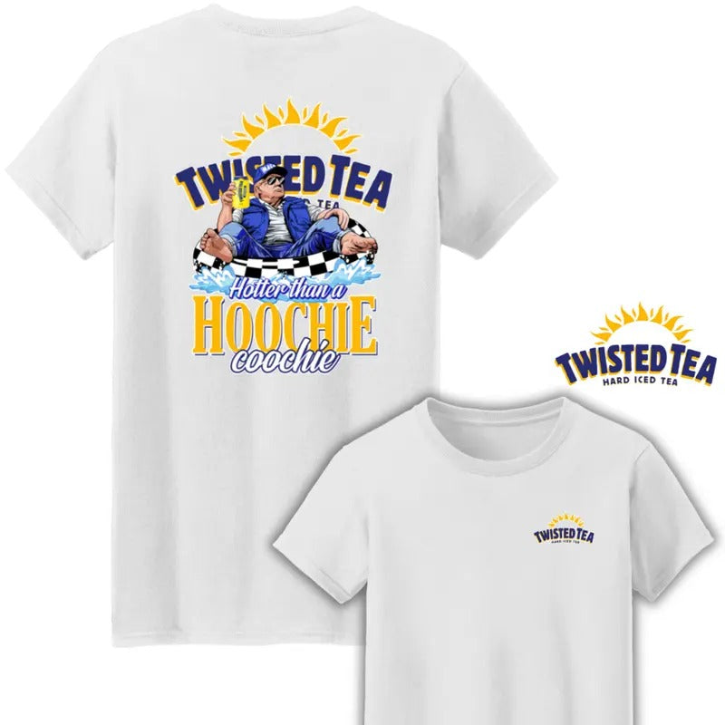 Twisted Tea Trum America Great Again Two Sides Cotton Unisex T-Shirt Hoodie, Sweatshirt | RetroVerseTees.com