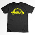 Twisted Teas and Double D's - Unisex Black Short Sleeve T-Shirt Crewneck Cotton Hoodie, Sweatshirt | RetroVerseTees.com