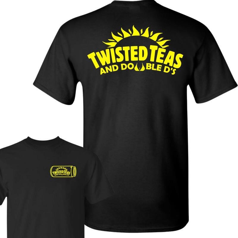 Twisted Teas and Double D's Shirt , Unisex Tee for Men & Women, Funny Drinking Shirt, Casual Cotton Party Wear, Father Day Gift