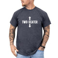 Two Seater Graphic Tee, Adult Humor T-shirt For Men, Dark Humor Men Unhinged Tee, Sarcastic Funny Shirt, Funny Gift For...