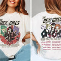 Two Sided The Hex Girls Tour Rock Band Shirt, The Hex Girls Shirt, Hex Girls Concert Shirt, Spooky Season Shirt,...
