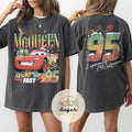 Two-sided Cars Christmas Shirt, McQueen Radiator Spring Cars Land Family Vacation 2024 Hoodie, Sweatshirt