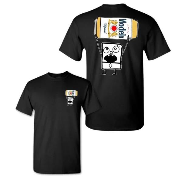 Two-sided Modelo T-shirt, Funny Summer Graphic Tee, Trendy Outdoors Beer Lover Sweatshirt, Unisex Hoodie | RetroVerseTees.com