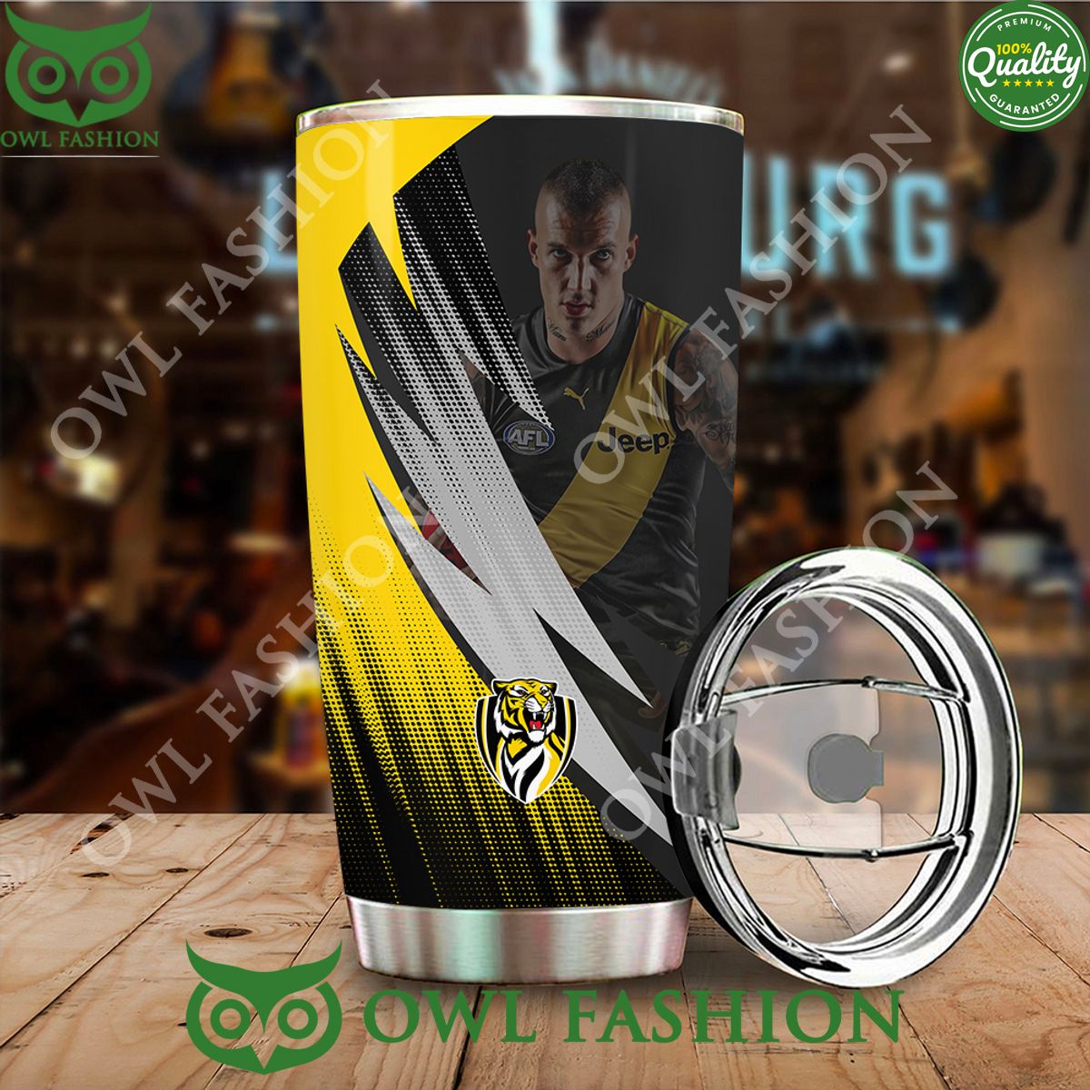Richmond FC Dustin Martin Yellow Black Forever Tumbler Cup