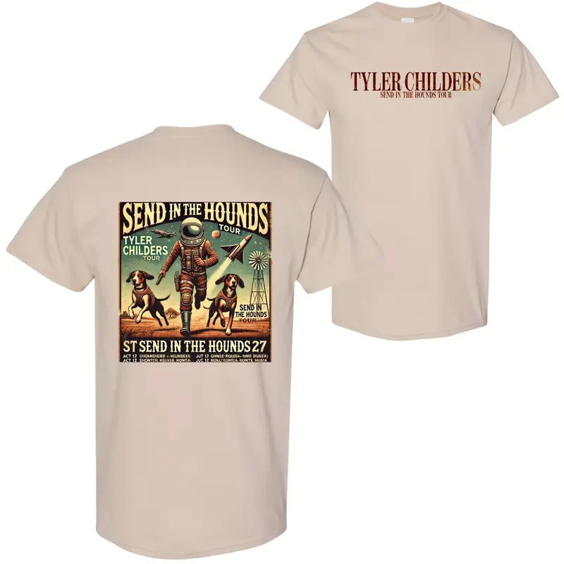 Tyler Childers Send in the Hounds Tour T-Shirt