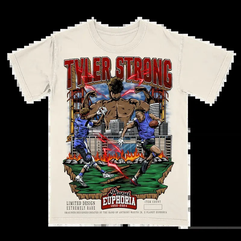 Tyler Strong Tee for Men - Soft and Comfortable Shirt - Menswear - Graphic T-Shirt Hoodie, Sweatshirt | RetroVerseTees.com