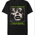 Type O Negative With My Blood black T shirt Unisex tee Graphic tee Cotton Fabric Hoodie, Sweatshirt | RetroVerseTees.com
