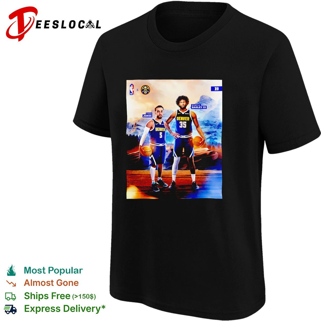 Tyus Jones and Marvin Bagley III Denver Nuggets NBA Duke Poster shirt