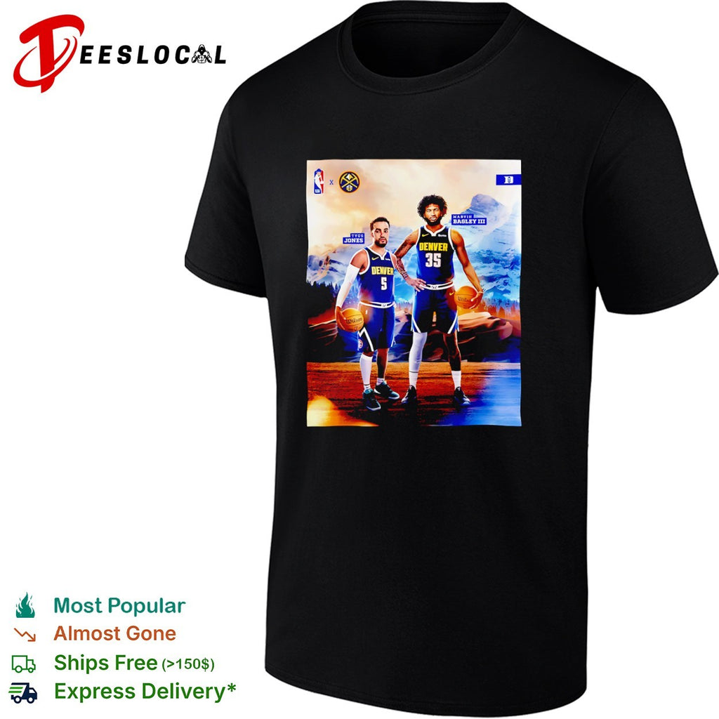 Tyus Jones and Marvin Bagley III Denver Nuggets NBA Duke Poster shirt