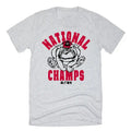 UGA 2021 National Champs Trendy Classic T-Shirt Printed Graphic Cotton Medium Unisex Retro Vintage Hoodie, Sweatshirt