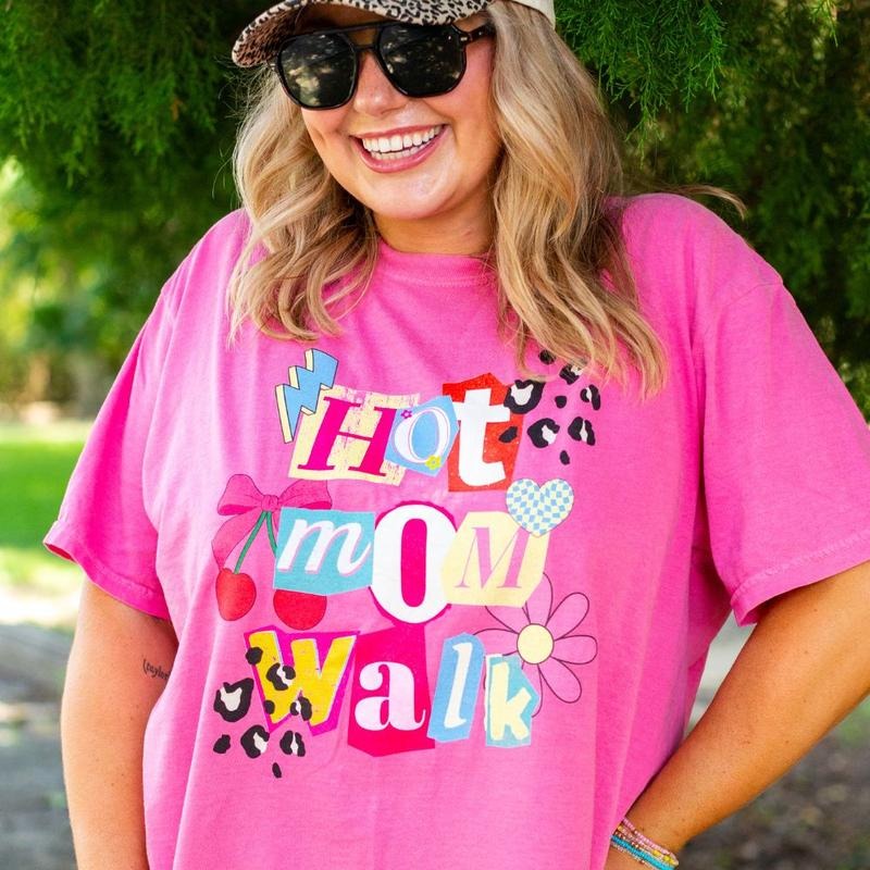 UM X Tay + Court 'Hot Mom Walk' Tee Hoodie, Sweatshirt | RetroVerseTees.com