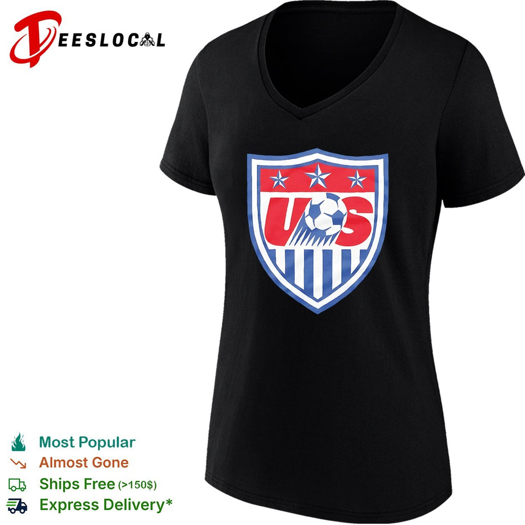 US Soccer shield crest three stars shirt